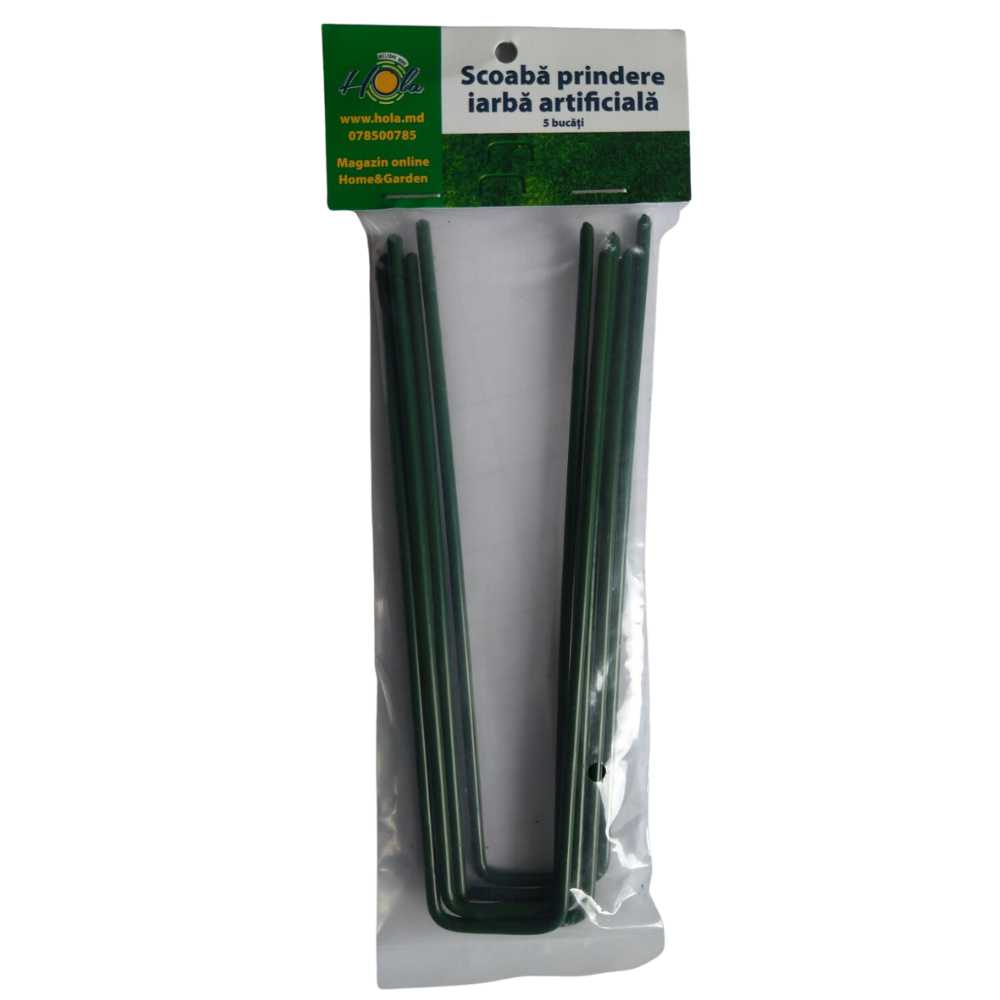 Scoabe prindere iarbă artificială 15cmx3mm